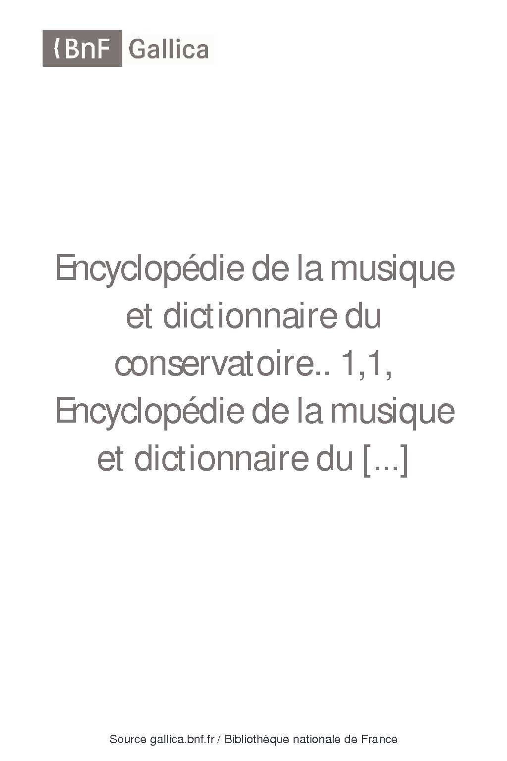 [PDF] Encyclopédie de la musique et dictionnaire du conservatoire 11