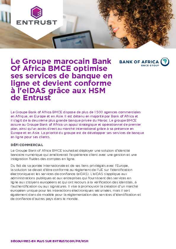 Le Groupe marocain Bank Of Africa BMCE optimise ses services de