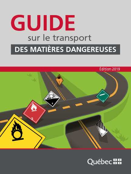 Guide sur le transport des matières dangereuses - édition 2019