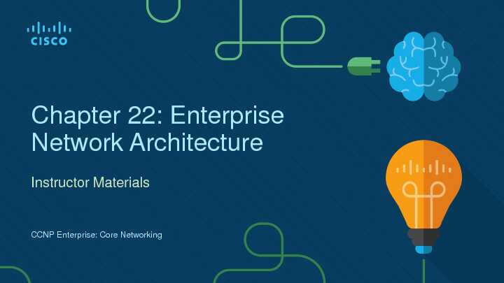 Chapter 22: Enterprise Network Architecture