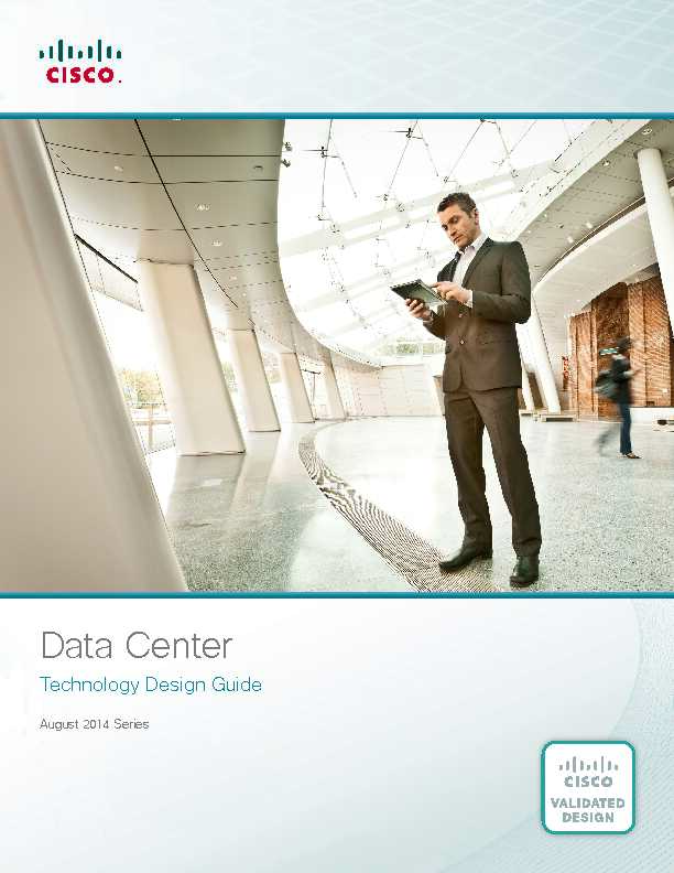 Data Center Technology Design Guide - August 2014