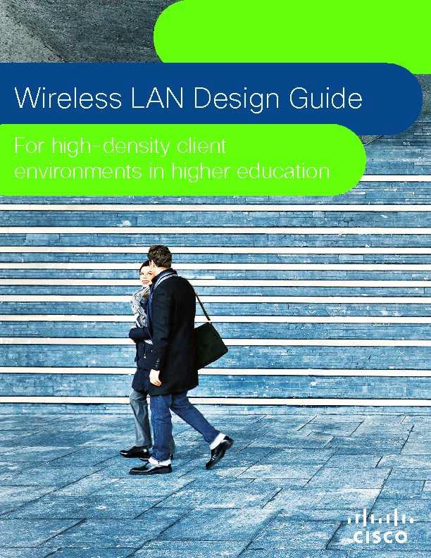 Wireless LAN Design Guide for High Density Client Environments in