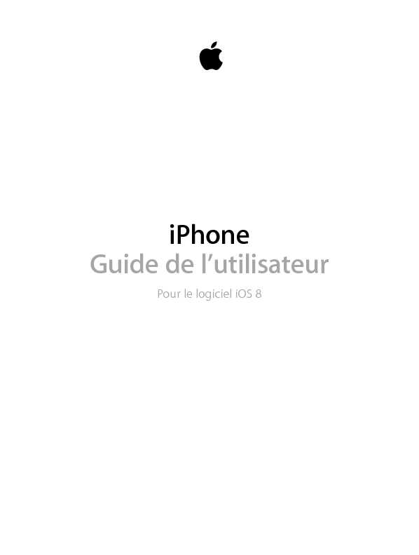 Guide de lutilisateur de liPhone