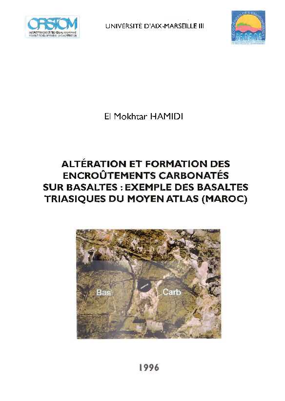 [PDF] exemple des basaltes triasiques du Moyen Atlas (Maroc)