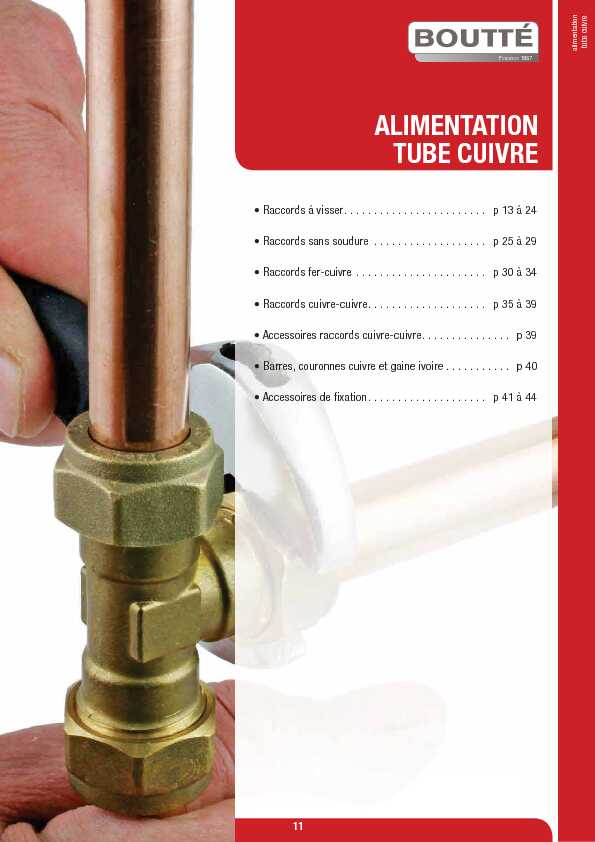 [PDF] ALIMENTATION TUBE CUIVRE - Loppin et Jean