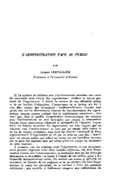 [PDF] LADMINISTRATION FACE AU PABLIC
