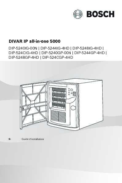 [PDF] DIVAR IP all‑in‑one 5000