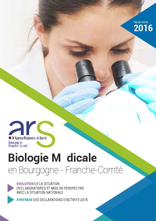 [PDF] Biologie Médicale - ARS Bourgogne-Franche-Comté