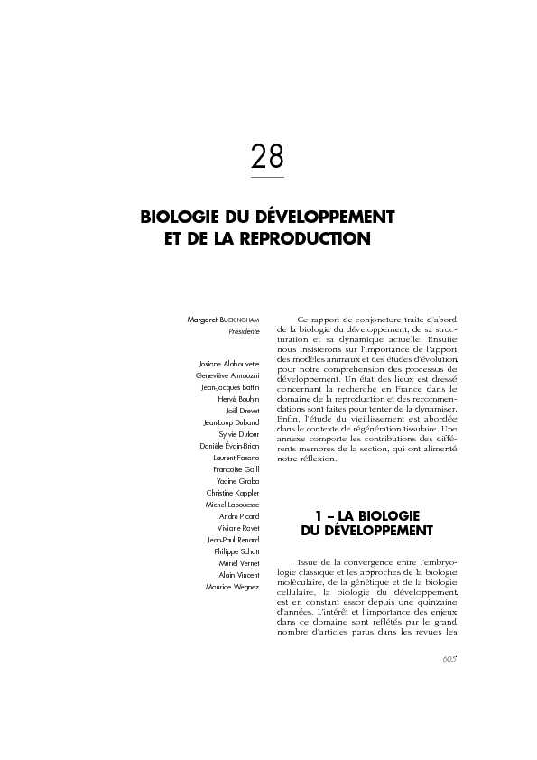[PDF] BIOLOGIE DU DÉVELOPPEMENT ET DE LA REPRODUCTION