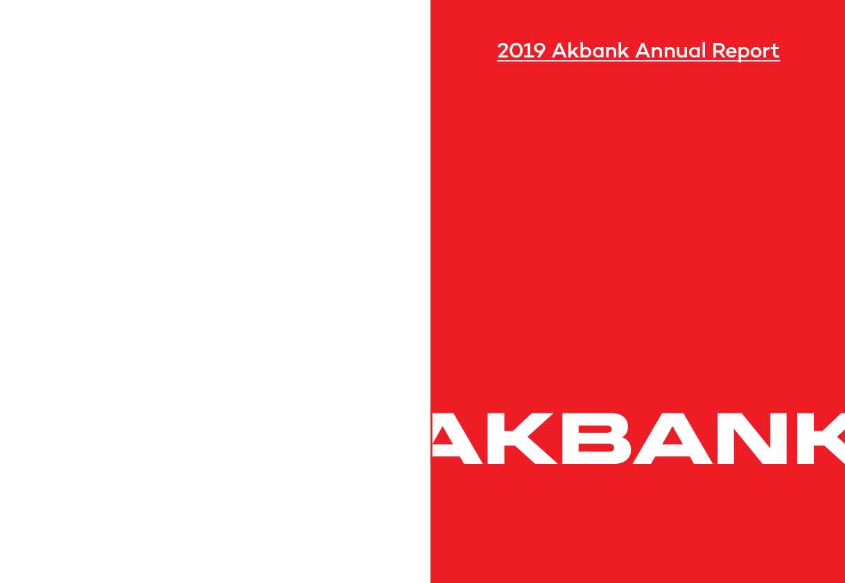 2019 Akbank Annual Report
