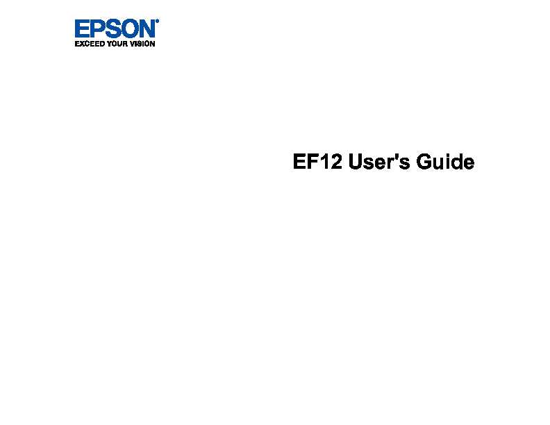EF12 Users Guide