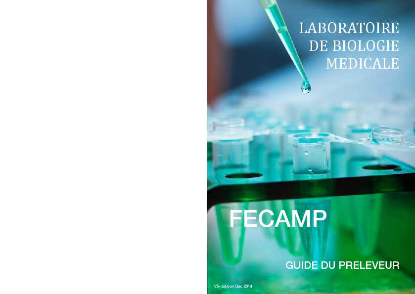 [PDF] FECAMP - FÉCAMP  Laboratoire de biologie médicale