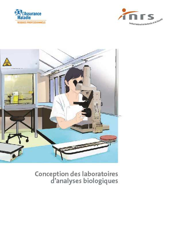 [PDF] Conception des laboratoires danalyses biologiques - INRS