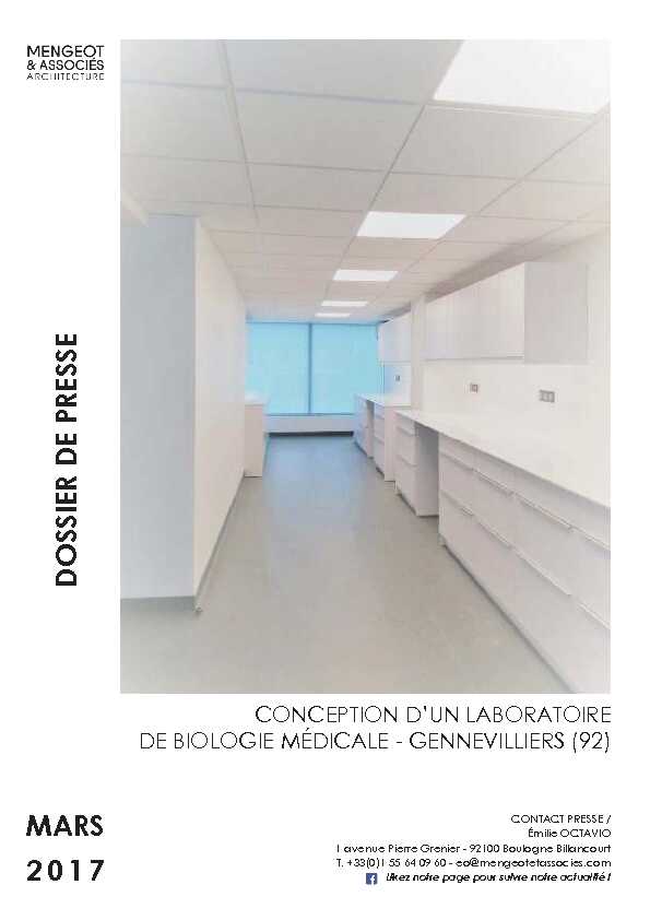 [PDF] conception dun laboratoire de biologie médicale - gennevilliers (92)