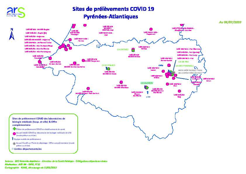 [PDF] Sites de prélèvements COVID 19 - ARS Nouvelle-Aquitaine