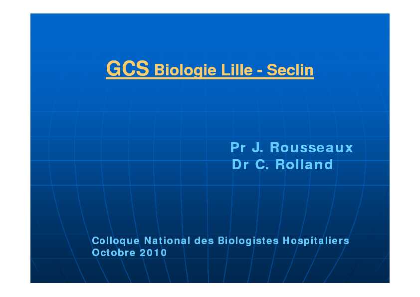 [PDF] Seclin - Biologie Lille - ColBVH