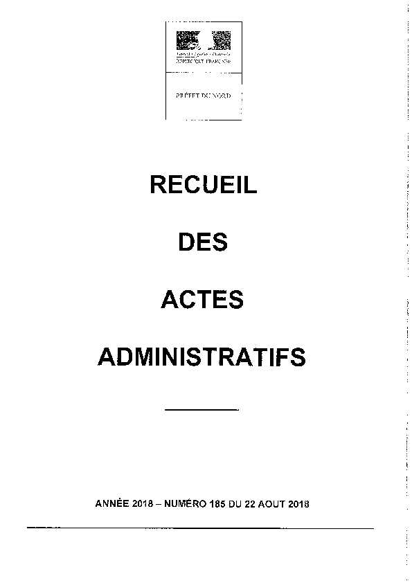 [PDF] recueil - Préfecture du Nord