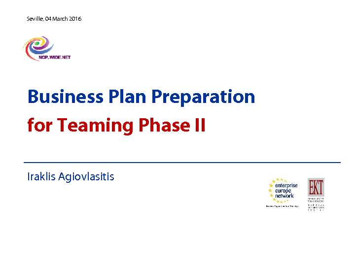 [PDF] Business Plan Preparation - Digital CSIC