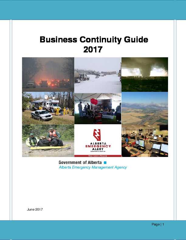 [PDF] Business continuity guide 2017 - Open Government Program