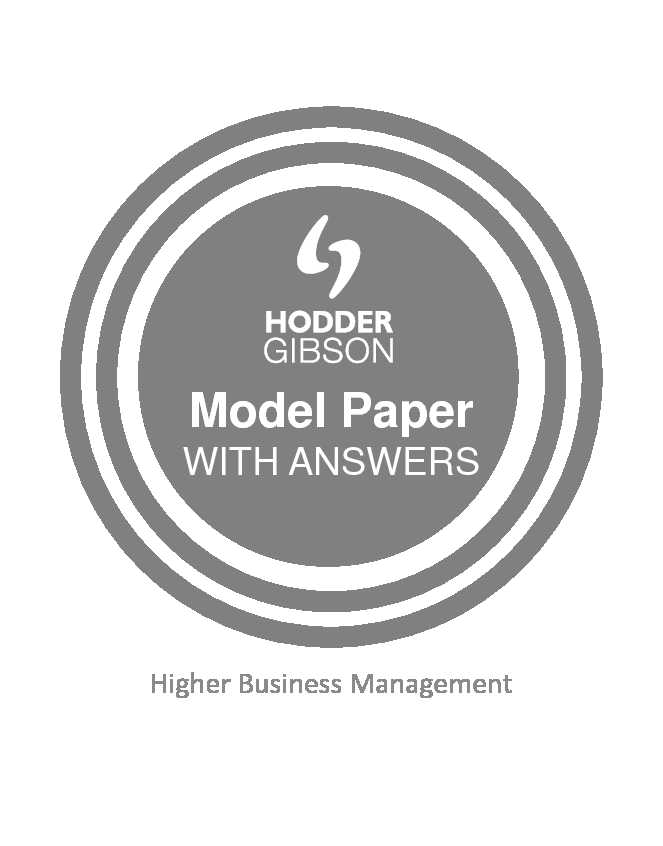 [PDF] Higher Business Management Model Paper
