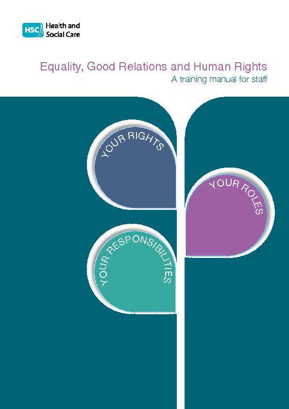 [PDF] Equality Good Relations and Human Rights