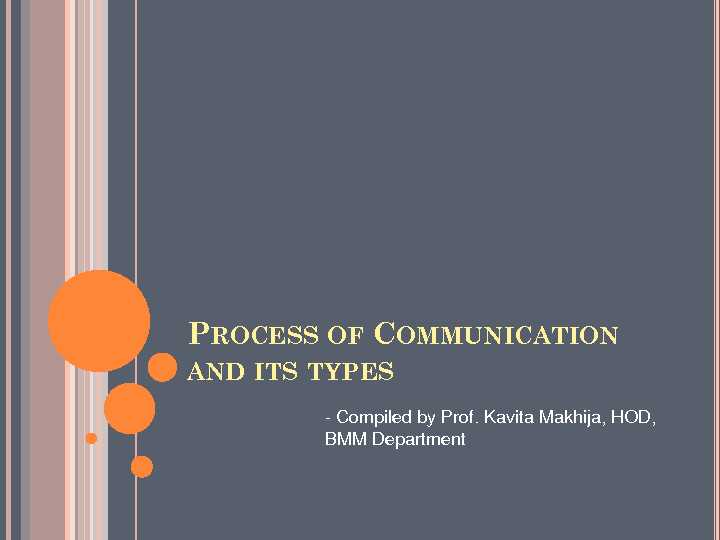 [PDF] PROCESS OF COMMUNICATION AND ITS TYPES