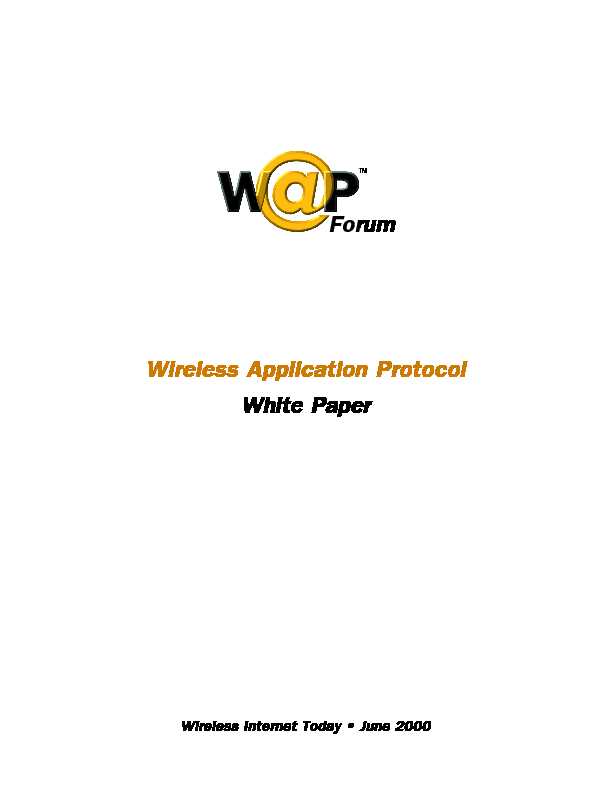 [PDF] WAP White Paper