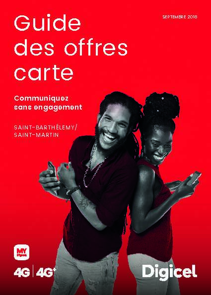 [PDF] Guide des offres carte - Digicel Foundation