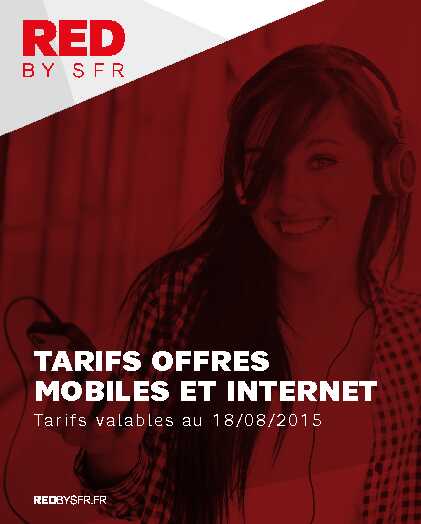 [PDF] TARIFS OFFRES MOBILES ET INTERNET - SFR