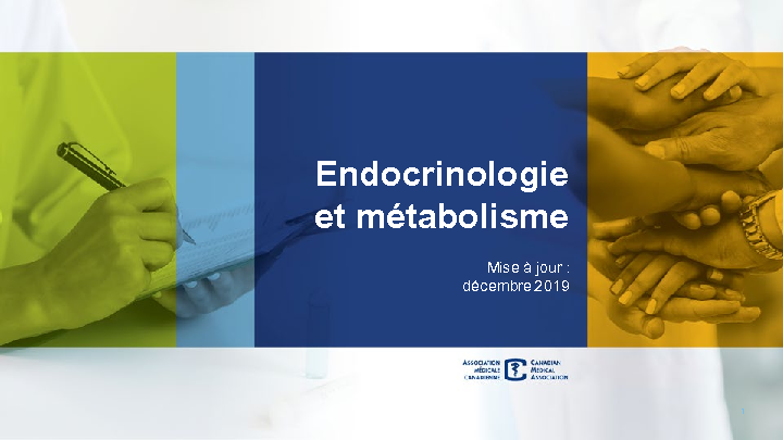 Endocrinologie et métabolisme