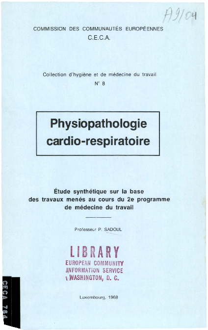 Physiopathologie cardio-respi ratoi re