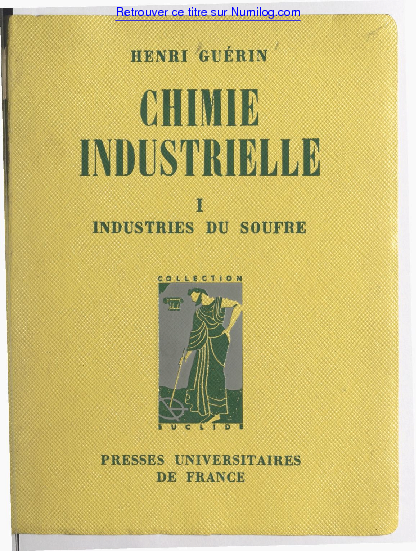 CHIMIE INDUSTRIELLE