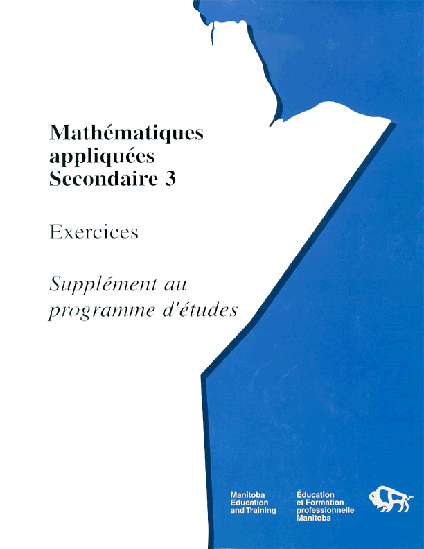 Mathématiques appliquées secondaire 3