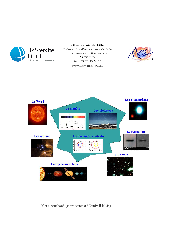 Introduction `a l'astronomie