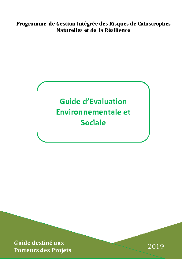 Guide dEvaluation Environnementale et Sociale