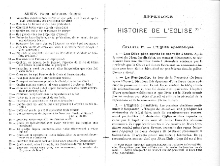 HISTOIRE DE L'ÉGLISE (1)