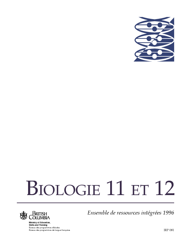 Biologie 11-12