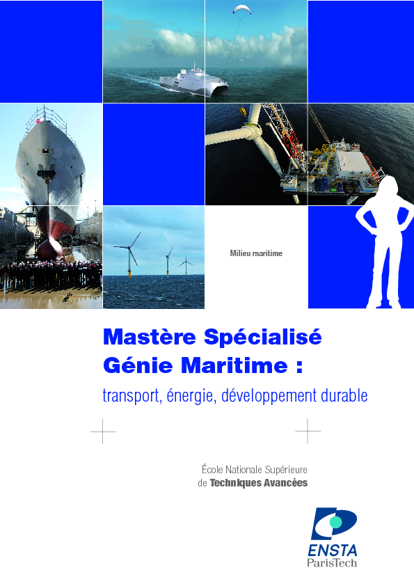 Mastère Spécialisé Génie Maritime :